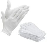 White Cotton Cricket Inner Gloves